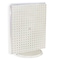 Azar Displays Revolving 16"W x 20.25"H Pegboard Counter Display 700500-WHT - alternate 1